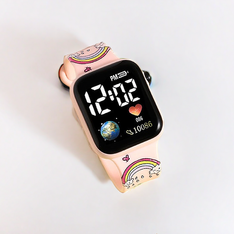 New Stitch Children Watches Hello Kitty Digital Watch For Girls Inteligente Para Ninos Reloj Infant 1