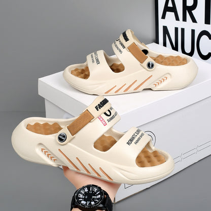 Mens Summer Casual Slides Comfortable Beach Sandals Outdoor Massage Slippers Clogs For Men Indoor S 1