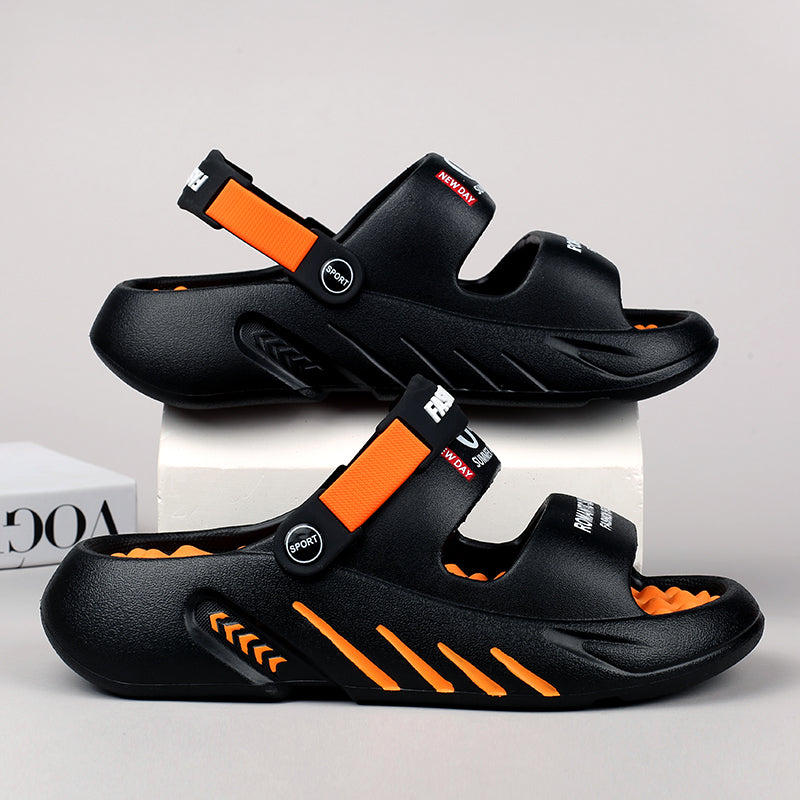 Mens Summer Casual Slides Comfortable Beach Sandals Outdoor Massage Slippers Clogs For Men Indoor S 2