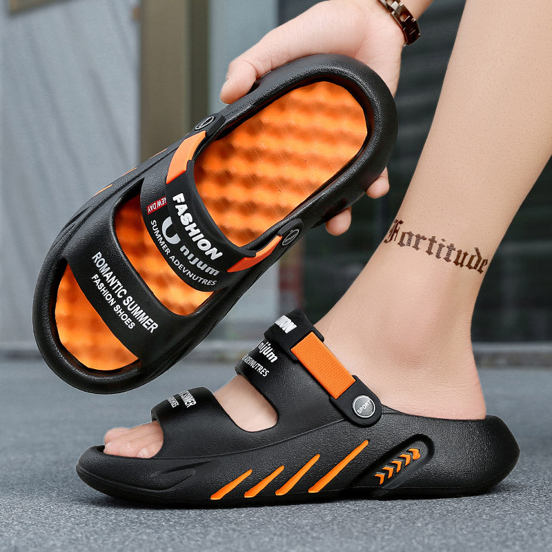 Mens Summer Casual Slides Comfortable Beach Sandals Outdoor Massage Slippers Clogs For Men Indoor S 3