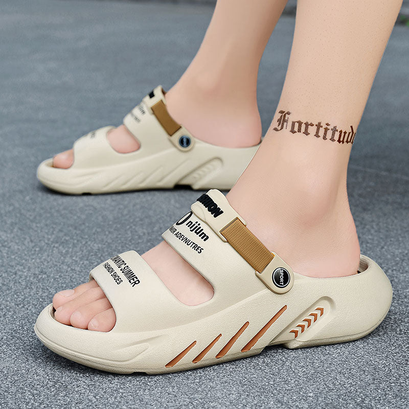 Mens Summer Casual Slides Comfortable Beach Sandals Outdoor Massage Slippers Clogs For Men Indoor S 5