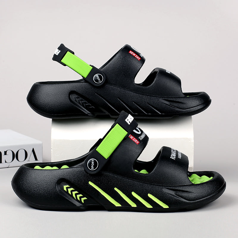 Mens Summer Casual Slides Comfortable Beach Sandals Outdoor Massage Slippers Clogs For Men Indoor S 6