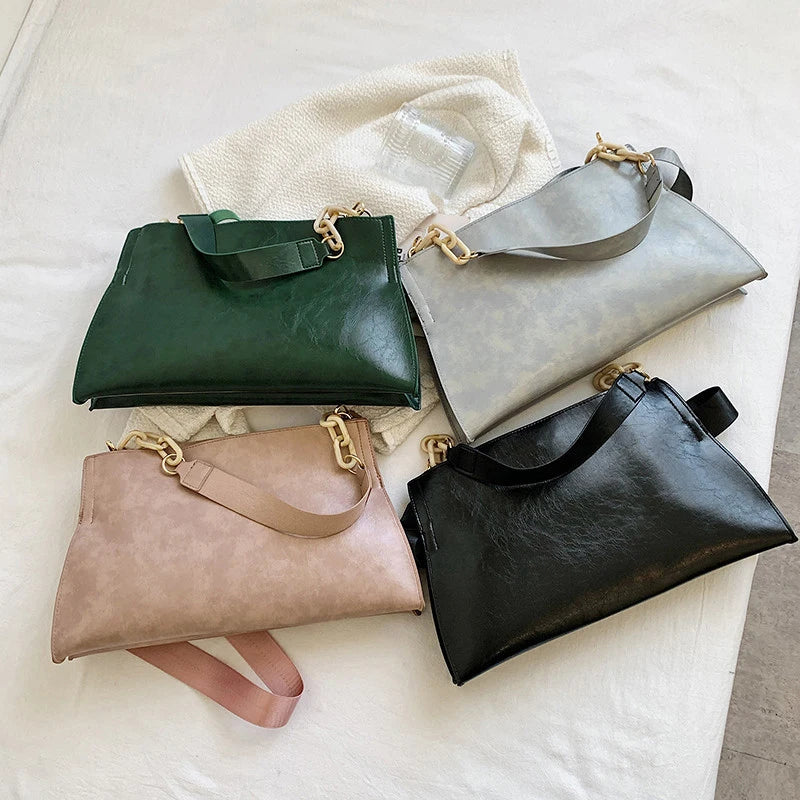 Fashion Shoulder Bag For Women Soft Synthetic Leather Crossbody New Design Large Capacity Female Un 4