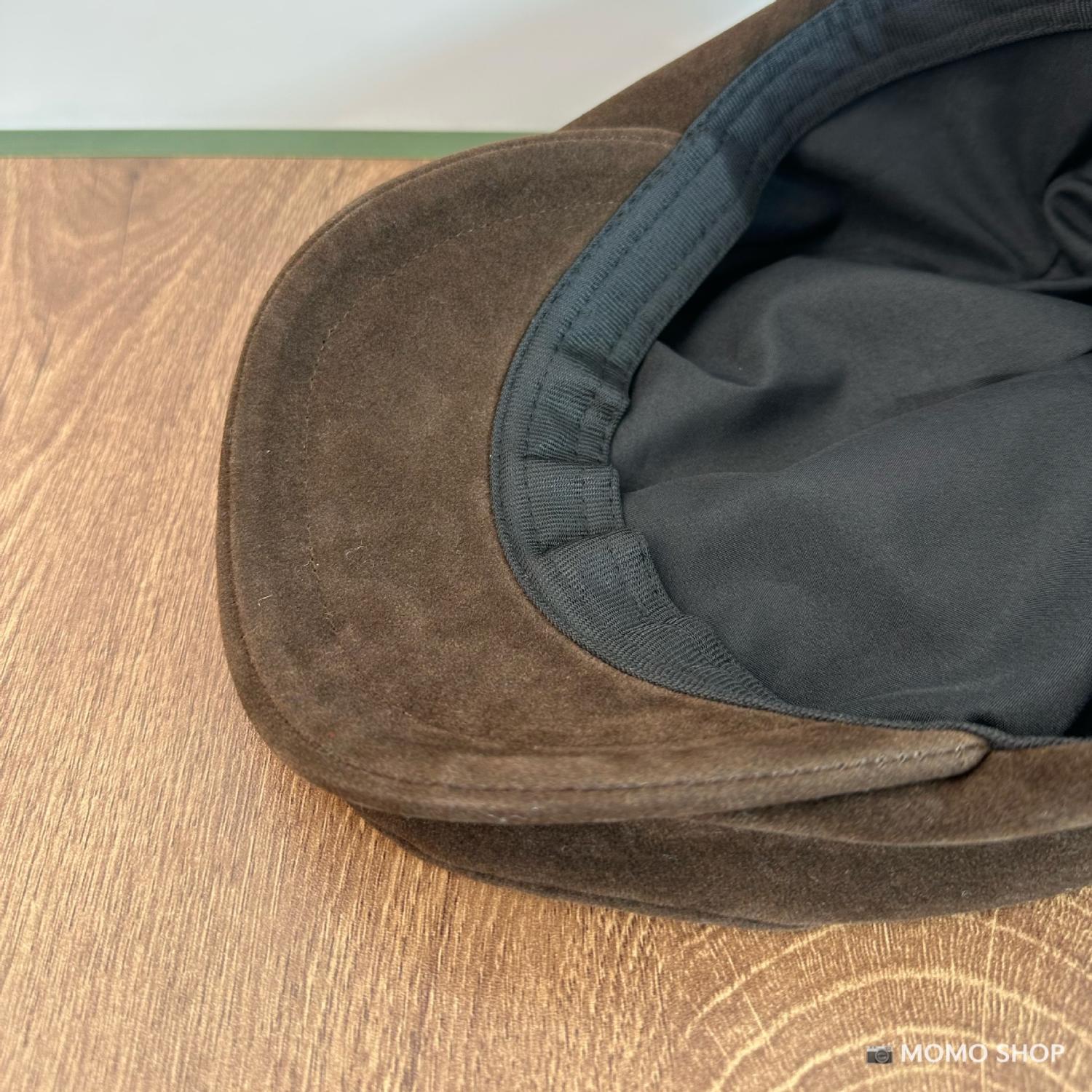 Vintage Faux Suede Newsboy Cap Fall Winter Unisex Hat Classic British Style For Women Men Vintage F 7