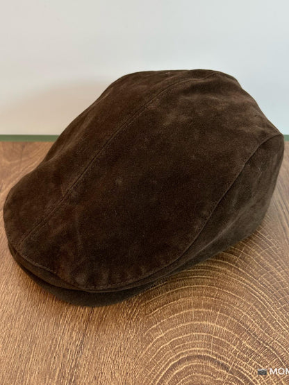 Vintage Faux Suede Newsboy Cap Fall Winter Unisex Hat Classic British Style For Women Men Vintage F 2