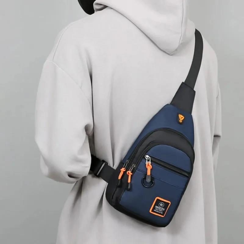 Business Chest Crossbody Portable New Men Shoulder Bag MultiLayer Single 8