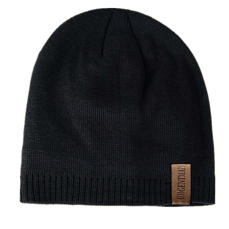 Solid Color Unisex Winter Hats Knitted Beanie Cap With Fur Lining For Men And Women Warm Sports Out 7