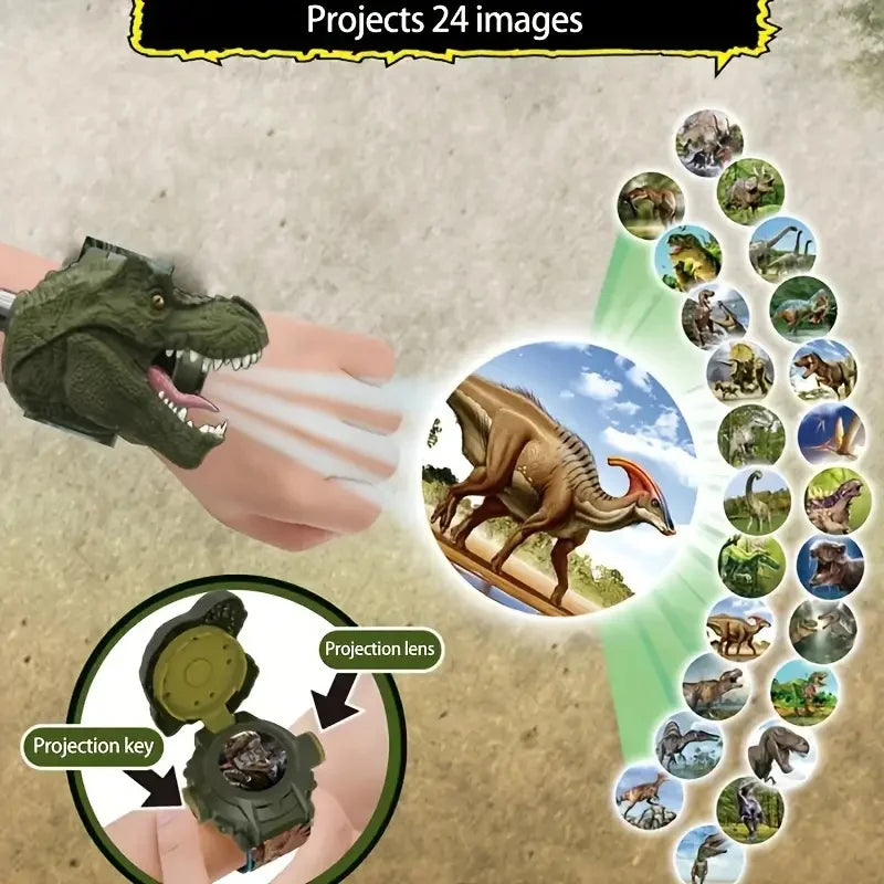 Electronic 3D Dinosaur Watch For Kids  Fun Projection Luminous Toy 1
