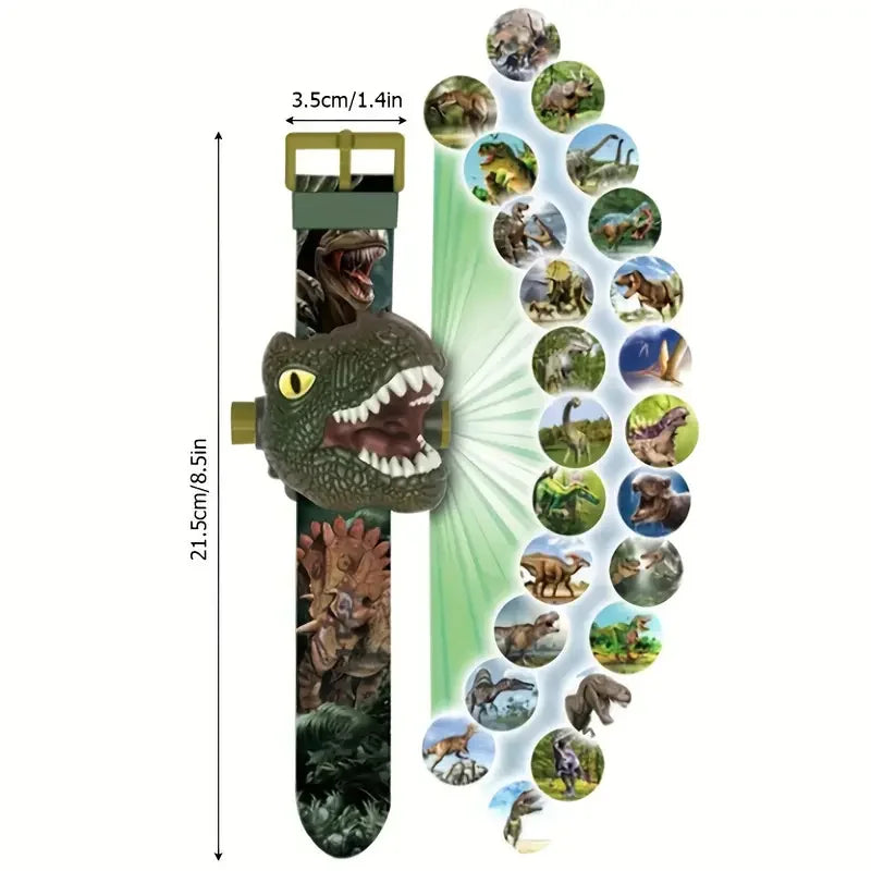 Electronic 3D Dinosaur Watch For Kids  Fun Projection Luminous Toy 4
