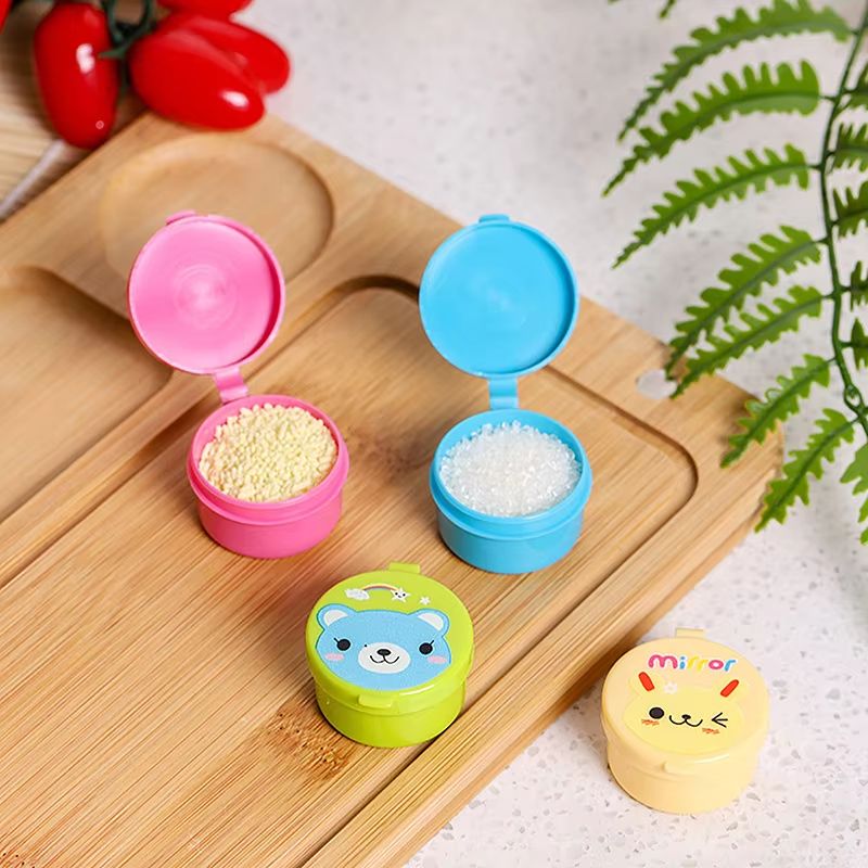4Pcs Portable Bento Sauce Containers  Cute Mini Squeeze Condiment Bottles For Salad Ketchup And Mor 1