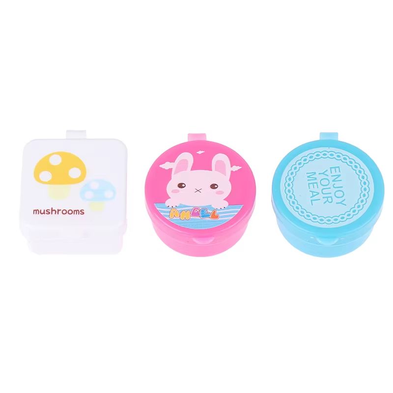 4Pcs Portable Bento Sauce Containers  Cute Mini Squeeze Condiment Bottles For Salad Ketchup And Mor 5
