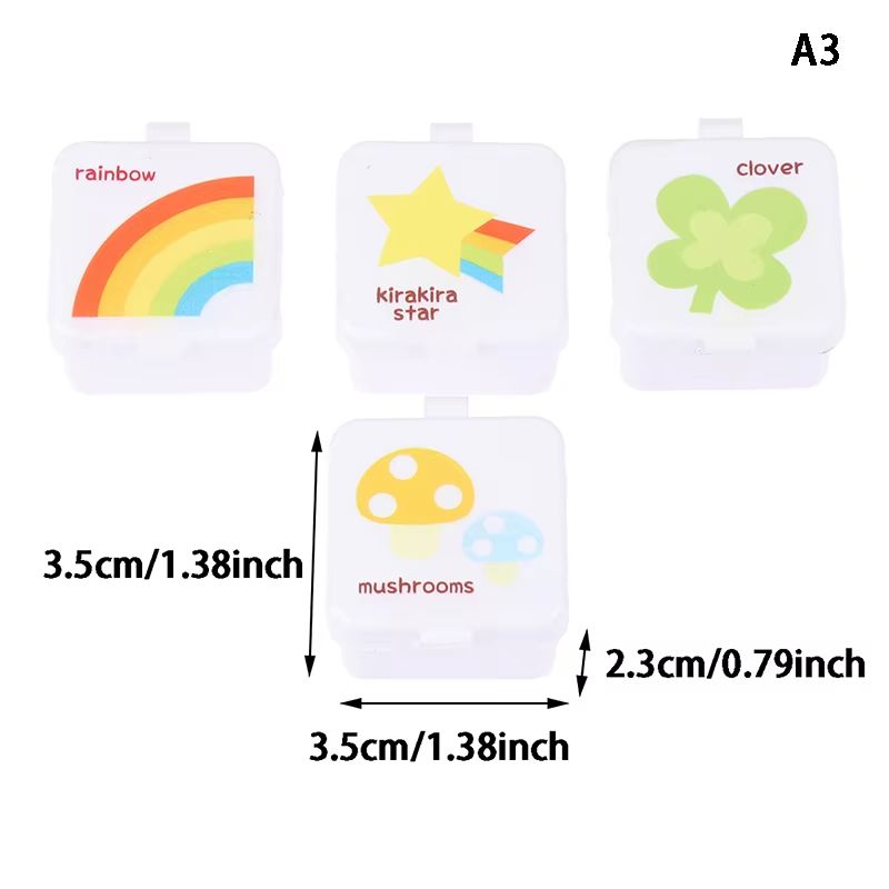 4Pcs Portable Bento Sauce Containers  Cute Mini Squeeze Condiment Bottles For Salad Ketchup And Mor 8
