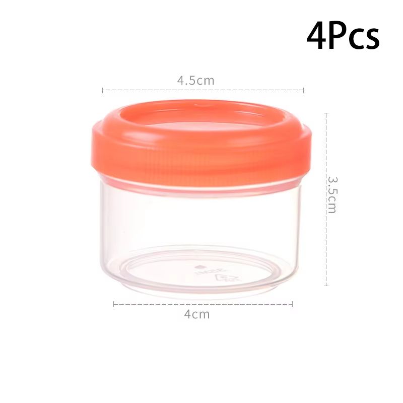 4Pcs Portable Bento Sauce Containers  Cute Mini Squeeze Condiment Bottles For Salad Ketchup And Mor 9