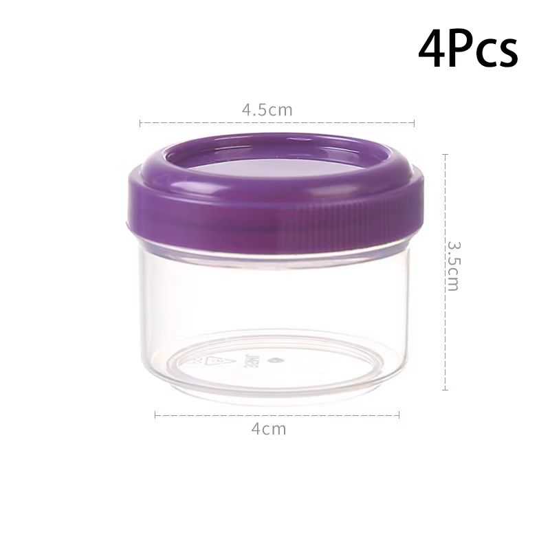 4Pcs Portable Bento Sauce Containers  Cute Mini Squeeze Condiment Bottles For Salad Ketchup And Mor 10