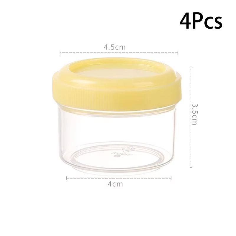 4Pcs Portable Bento Sauce Containers  Cute Mini Squeeze Condiment Bottles For Salad Ketchup And Mor 11
