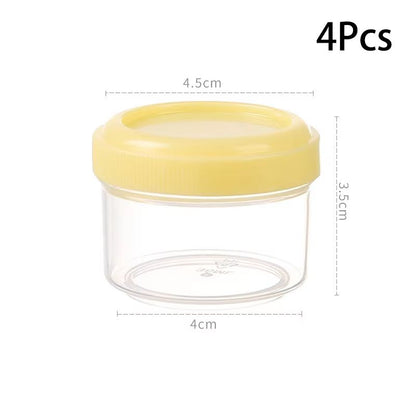 4Pcs Portable Bento Sauce Containers  Cute Mini Squeeze Condiment Bottles For Salad Ketchup And Mor 11
