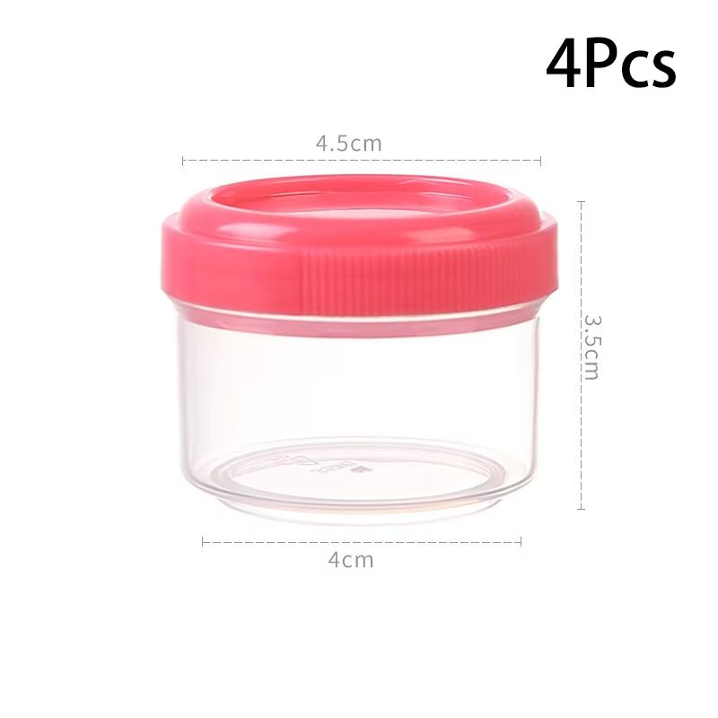 4Pcs Portable Bento Sauce Containers  Cute Mini Squeeze Condiment Bottles For Salad Ketchup And Mor 15
