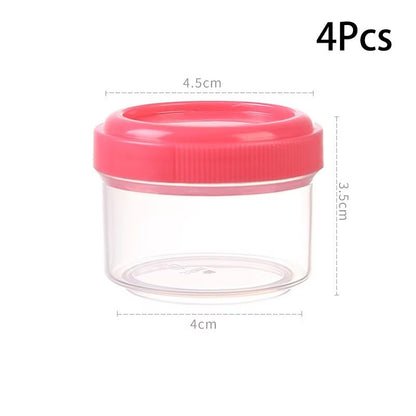 4Pcs Portable Bento Sauce Containers  Cute Mini Squeeze Condiment Bottles For Salad Ketchup And Mor 15