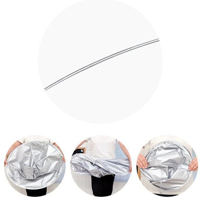 Adult Medium Size Haircut Cloak Cloth Breathable Hair Dye Tool Fold Able Household Haircut Cloak 2
