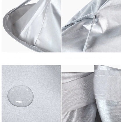 Adult Medium Size Haircut Cloak Cloth Breathable Hair Dye Tool Fold Able Household Haircut Cloak 4
