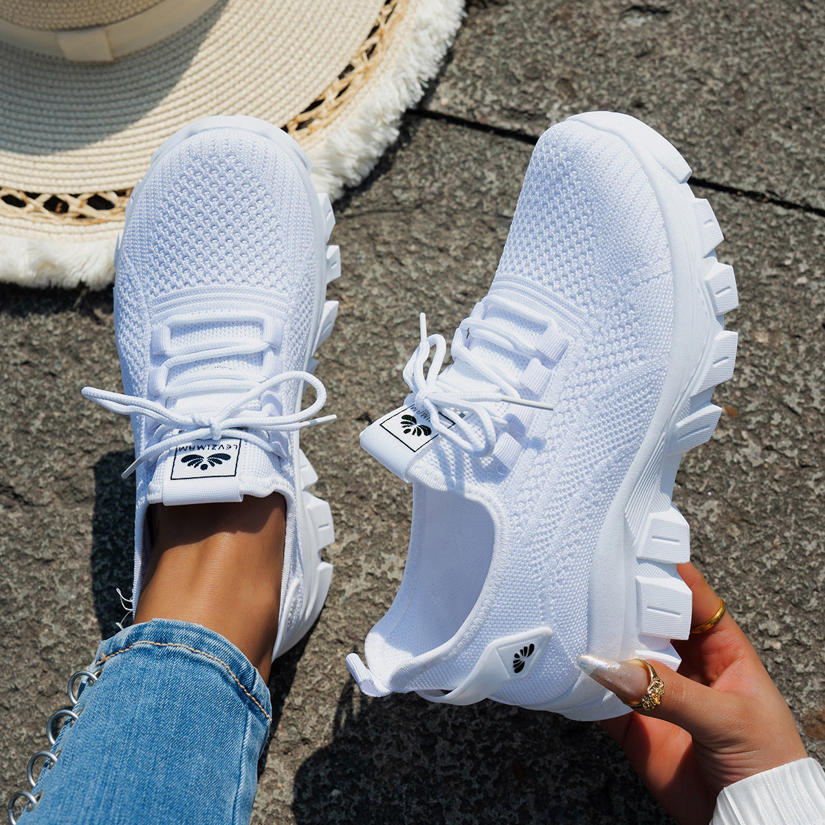 Comfortable And Lightweight Mesh Breathable Sneakers For Women Summer Shoes 5