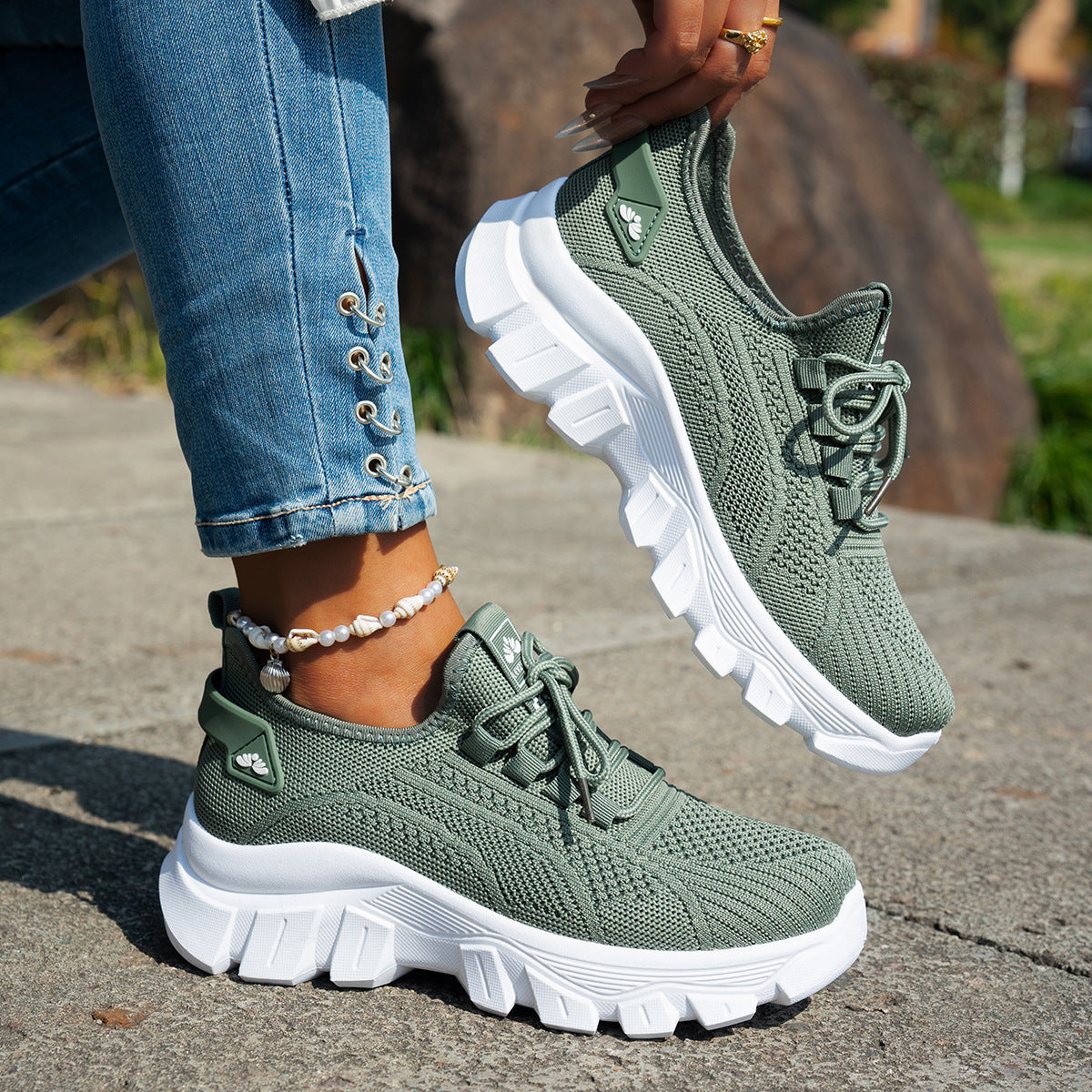 Comfortable And Lightweight Mesh Breathable Sneakers For Women Summer Shoes 2