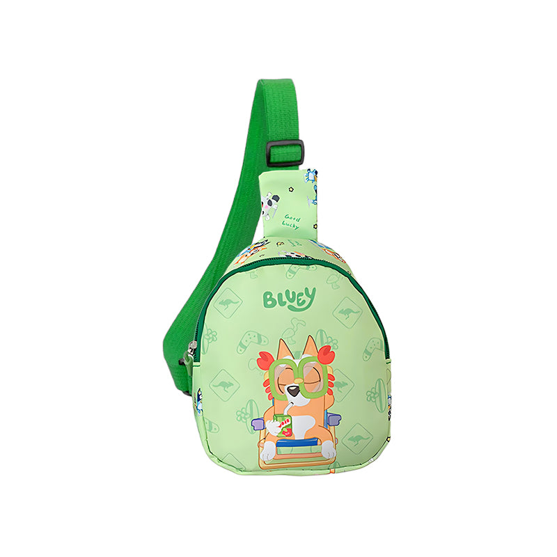 Children Bluey And Bingo Anime Backpack Cartoon Figure Messenger Bag Birthday Gift Shoulder Bag 7