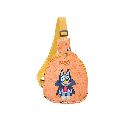 Children Bluey And Bingo Anime Backpack Cartoon Figure Messenger Bag Birthday Gift Shoulder Bag 9