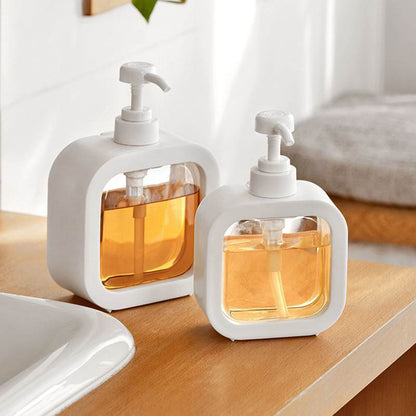 LargeCapacity Soap Dispenser Bottle Transparent Plastic Press Bottle Ideal For Travel Kitchen Bathr 1