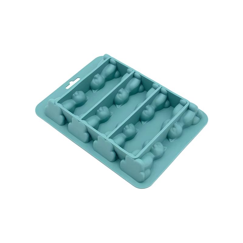3D Cat Shaped Ice Cube Mold  Silicone Tray For Whiskey Cocktails  Cold Drinks 7