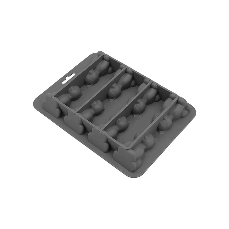 3D Cat Shaped Ice Cube Mold  Silicone Tray For Whiskey Cocktails  Cold Drinks 8