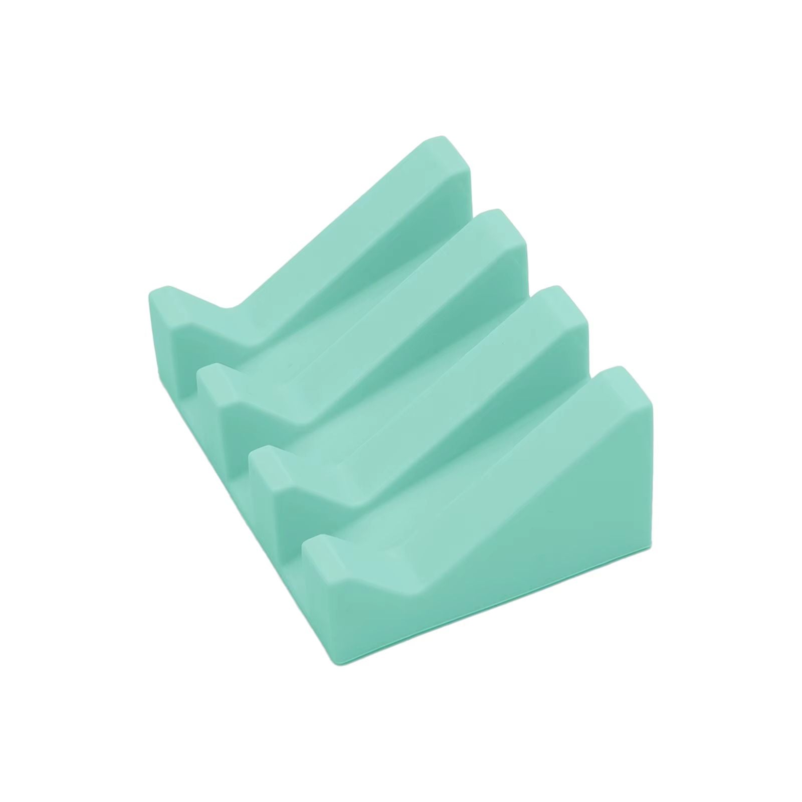 Silicone Drainage Soap Dish  Automatic Soap Rack For Bathroom NonSlip Soap Holder 7
