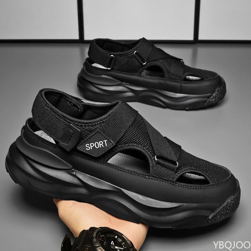 Lightweight Mens Outdoor Sandals Comfortable Hiking Shoes With Anti Slip WearResistant Thick Sole F 3