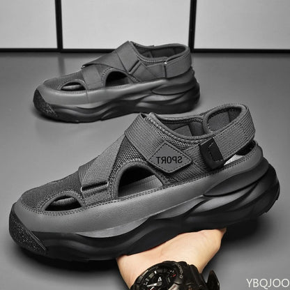 Lightweight Mens Outdoor Sandals Comfortable Hiking Shoes With Anti Slip WearResistant Thick Sole F 4