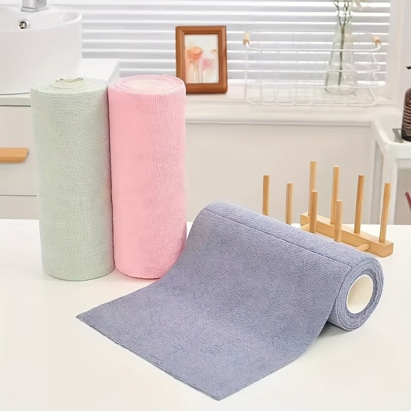Microfiber Dish Cloth Double Sided Kitchen Cloth MultiFunctional Utensil Cleaning Accessory 2