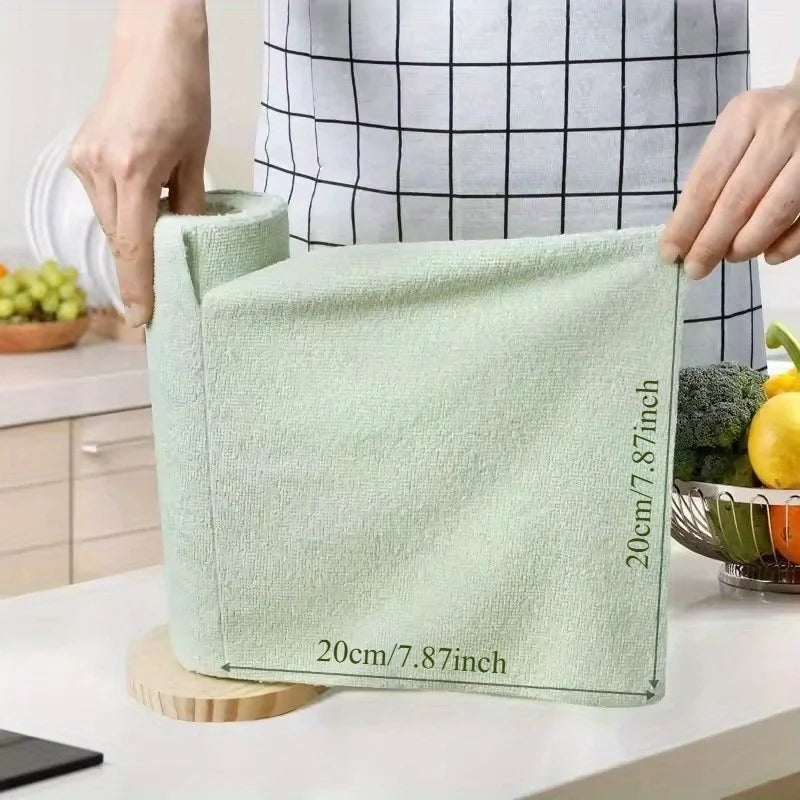 Microfiber Dish Cloth Double Sided Kitchen Cloth MultiFunctional Utensil Cleaning Accessory 3