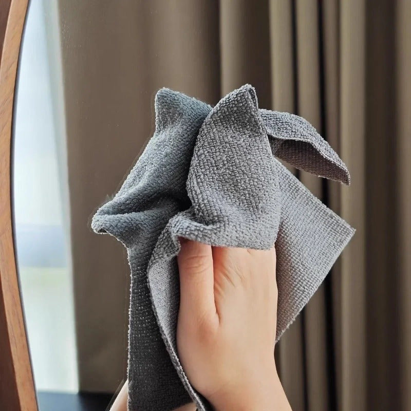 Microfiber Dish Cloth Double Sided Kitchen Cloth MultiFunctional Utensil Cleaning Accessory 5