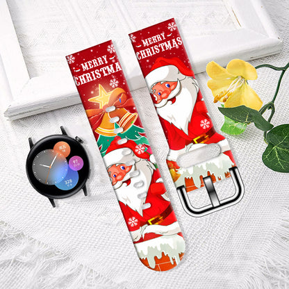 Replaceable Christmas Printed Strap For Watch Bracelet For Xiaomi Amazfit 1