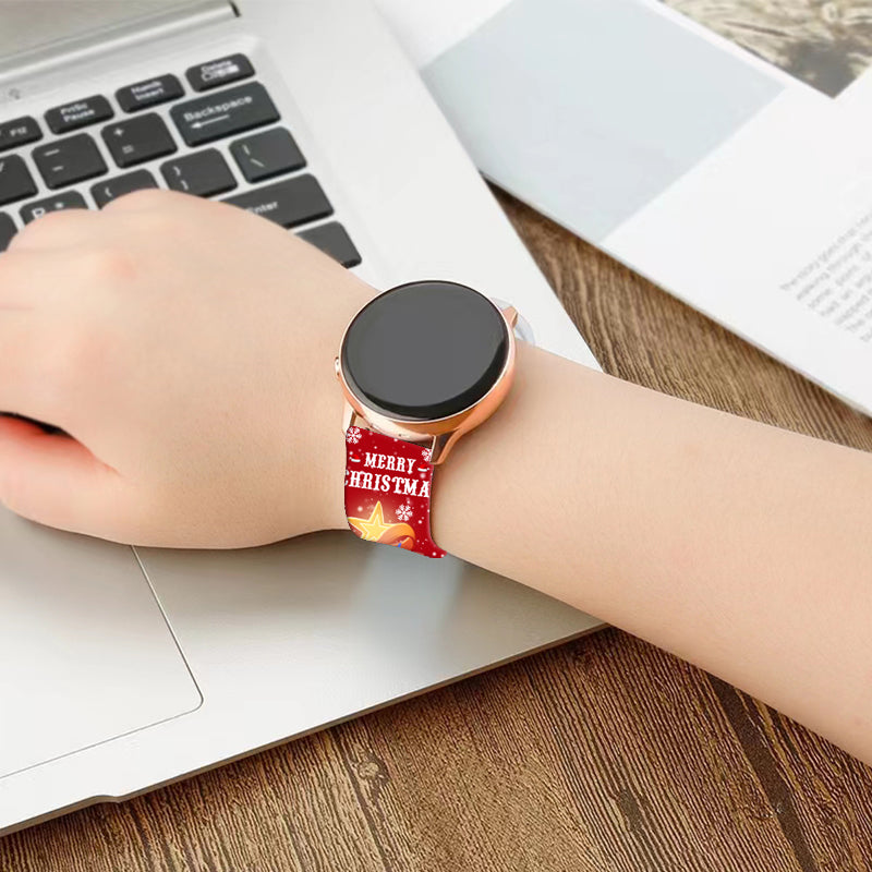 Replaceable Christmas Printed Strap for Watch, Bracelet for Xiaomi Amazfit