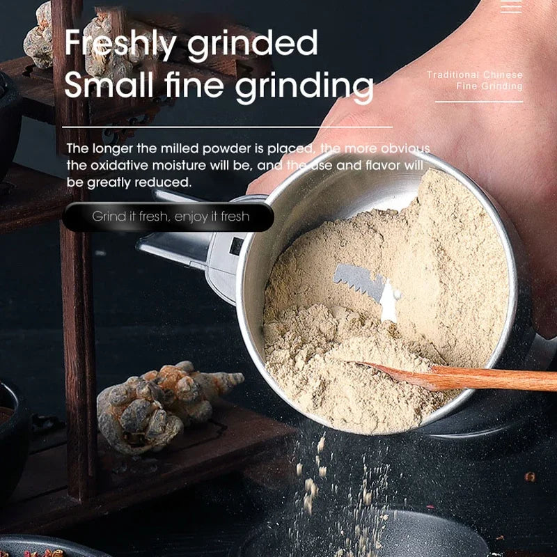 Electric Multifunctional Grinder Machine For Home Kitchen Coffee Spices Nuts Beans Cereal And Grain 3