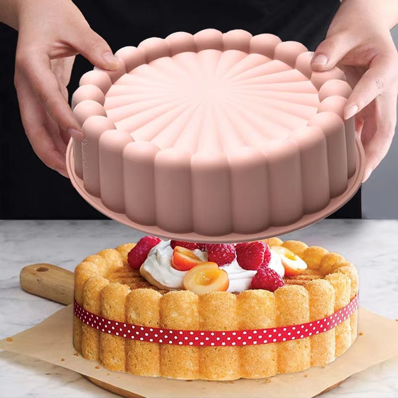 Reusable Silicone Cake Mold – Nonstick Baking Pan for Cakes, Bread & Desserts