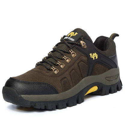 Fashion Hiking Boots Non Slip Outdoor Rubber Ankle Boots Mens Women Climbing Shoes Autumn Winter Sneakers