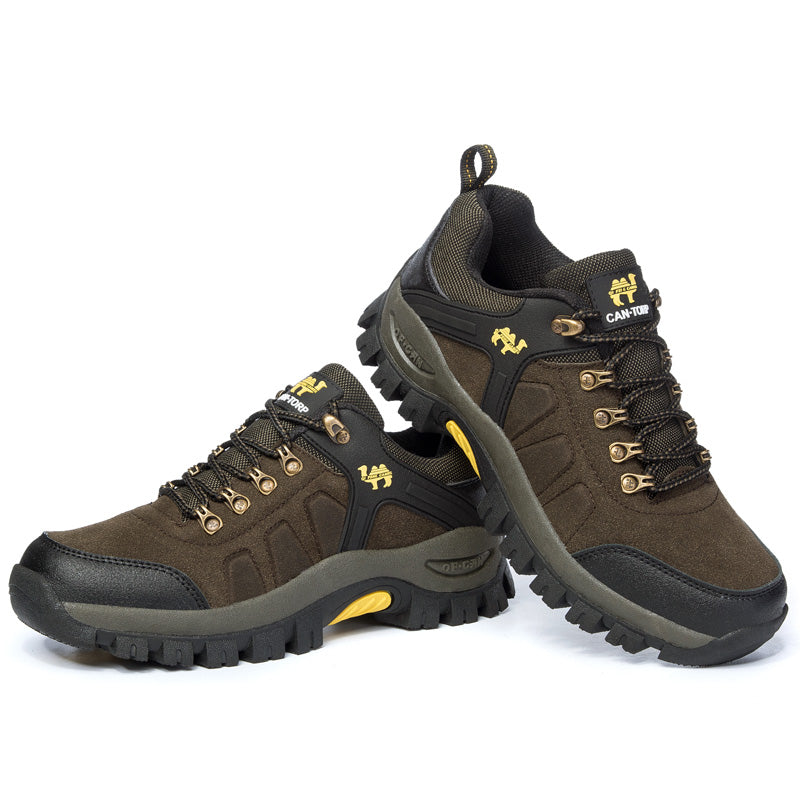Fashion Hiking Boots Non Slip Outdoor Rubber Ankle Boots Mens Women Climbing Shoes Autumn Winter Sneakers