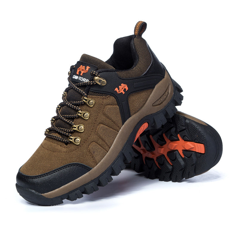 Fashion Hiking Boots Non Slip Outdoor Rubber Ankle Boots Mens Women Climbing Shoes Autumn Winter Sneakers