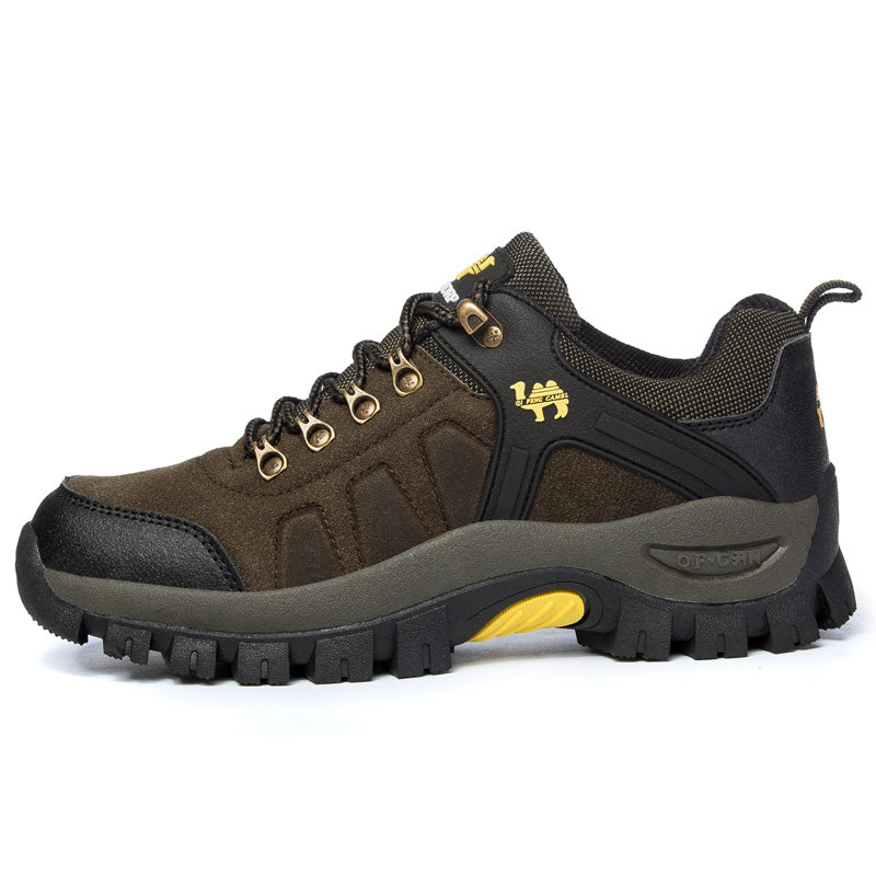 Fashion Hiking Boots Non Slip Outdoor Rubber Ankle Boots Mens Women Climbing Shoes Autumn Winter Sneakers