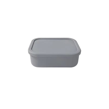 Square Silicone 3in1 Bento Box  Insulated FoodGrade Lunch Container For Home  Outdoor Use 9