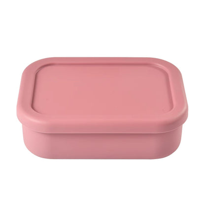 Square Silicone 3in1 Bento Box  Insulated FoodGrade Lunch Container For Home  Outdoor Use 10