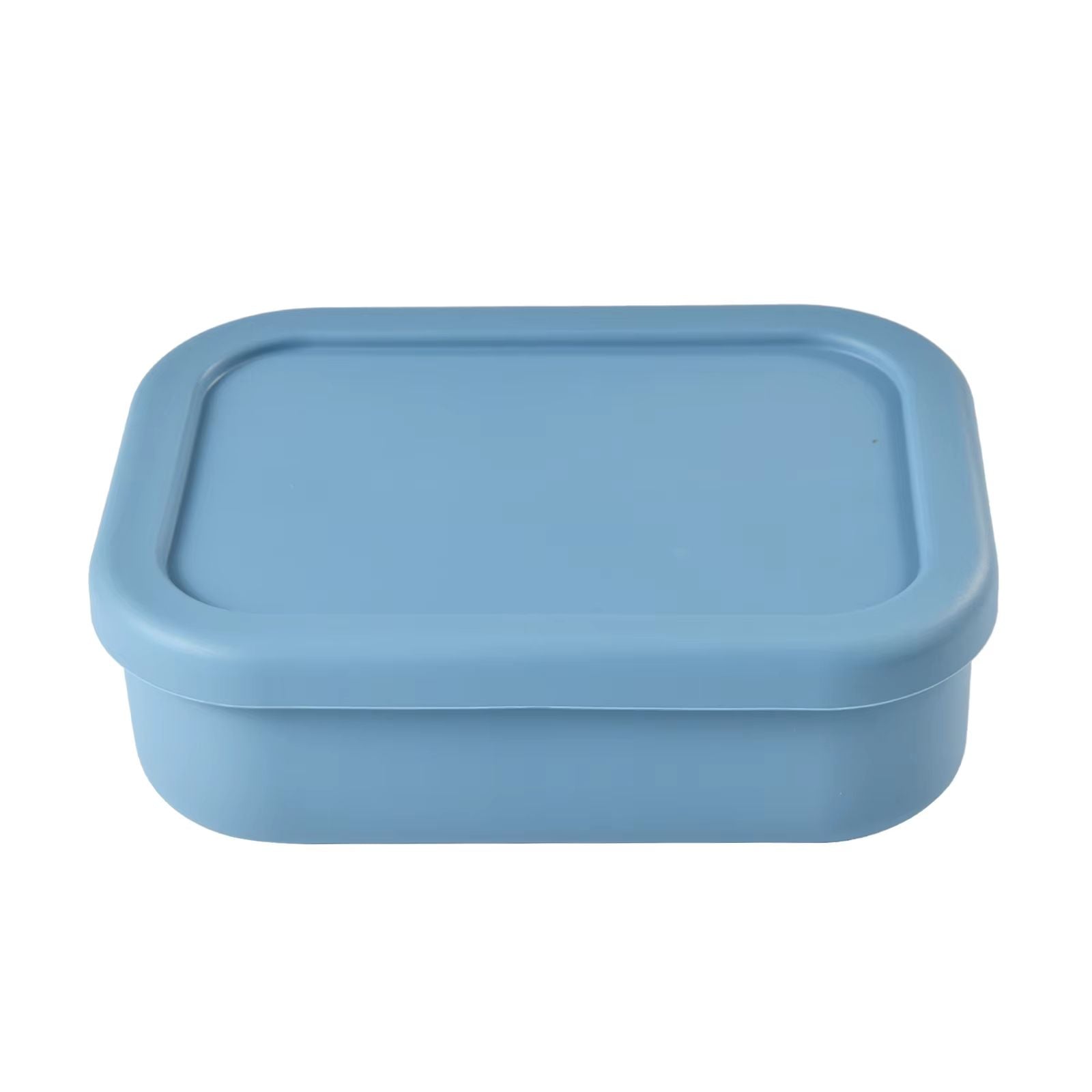 Square Silicone 3in1 Bento Box  Insulated FoodGrade Lunch Container For Home  Outdoor Use 11