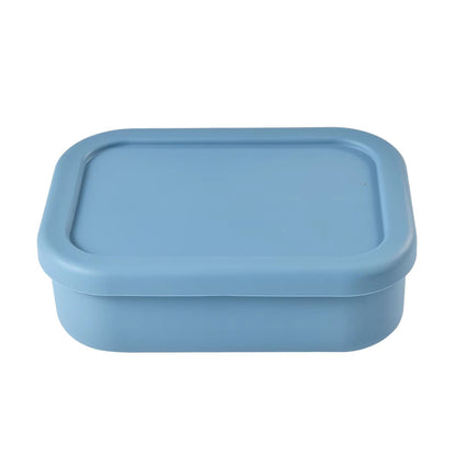 Square Silicone 3in1 Bento Box  Insulated FoodGrade Lunch Container For Home  Outdoor Use 11