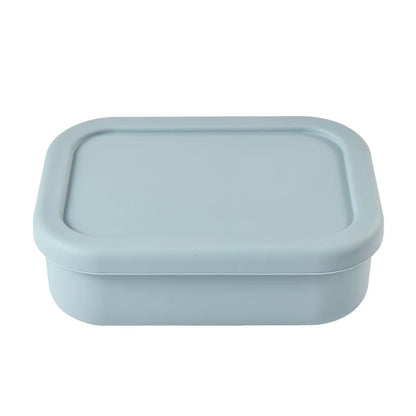 Square Silicone 3in1 Bento Box  Insulated FoodGrade Lunch Container For Home  Outdoor Use 7